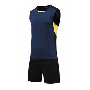 Comfortable Custom Logo And Simple Designed High Quality Sleeveless <b>Volleyball</b> Uniform For Men Printed Sport Wear - Product Image 4