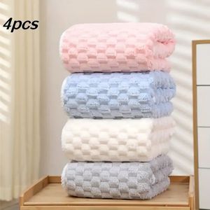 Luxury 4-Pack <b>Microfiber</b> <b>Bath</b> <b>Towels</b> Ultra Lightweight & Hypoallergenic Super Soft Spa Gym Travel Set 4 Colors - Product Image 1