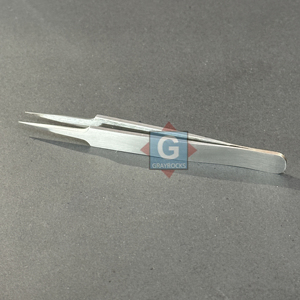 Pince à cils en acier inoxydable personnalisée avec logo Splinter, pointe pointue et affûtée pour extensions de cils - Product Image 2