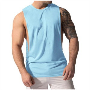 Débardeurs pour hommes respirants et grande taille, les plus vendus, avec service OEM, pour la gym - Product Image 4