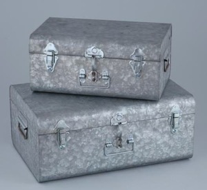 Juego de 3 Cajas de Almacenamiento de Hierro con Diseño de Unicornio, Estilo Europeo Vintage, Duraderas y Sostenibles, Baúles Decorativos para Guardar Objetos - Product Image 2