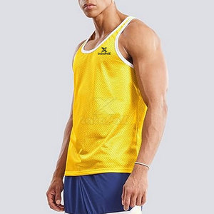 Servicio OEM, Último Diseño, Camiseta sin Mangas Extra Grande Informal de Punto, 100% Algodón, Secado Rápido, Transpirable, para Hombre, Precio Bajo - Product Image 2