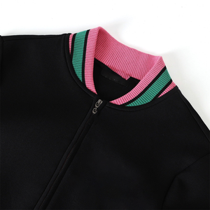 Survêtement décontracté AKA Sorority 3 tons personnalisé en molleton 100 % coton écologique respirant avec cordon de serrage et lettres grecques pour l'hiver - Product Image 2