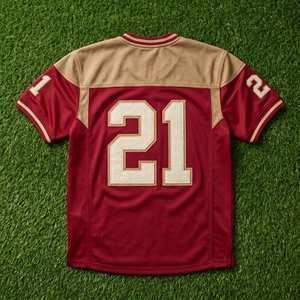 Men's Red Gold American Football <b>Jersey</b> Custom Number Print <b>Sports</b> <b>Jersey</b> Activewear <b>Sports</b> Clothes Wholesale - Product Image 6