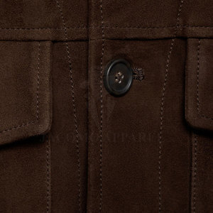 Timeless Casual Outerwear Winter <b>Suede</b> Leather <b>Jacket</b> Refined Texture Comfortable Wear Designed For Travel And Everyday Fashion - Product Image 6