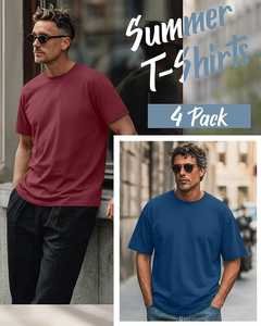 Camisetas de Punto Grueso de 240 Gsm, Corte Regular, 100% Algodón, Impresión Digital Personalizada, Diseño Gráfico, Estilo Urbano para Hombre - Product Image 6
