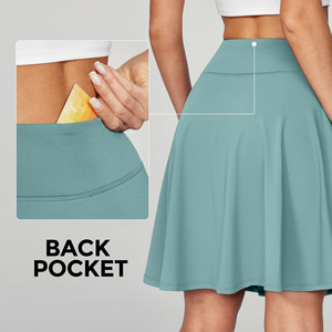 Fashionable Women Athletic Skirt Tennis Skort For Racket Sports Training Sessions Breathable Lightweight Mesh Lining For Comfort - Product Image 3