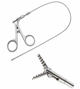 Juego de Instrumentos Quirúrgicos Ortopédicos para Artroscopia BSD, Pinza Flexible de 5Fr y 40 cm, Manual, Certificado CE ISO13485, Uso Hospitalario - Product Image 5