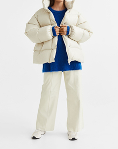 Chaqueta de Pana Acolchada para Mujer, con Capucha, Bordada, de Poliéster Transpirable, de Manga Larga, con Nuevo Diseño Moderno, la Más Vendida - Product Image 3