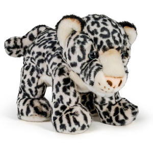 Peluche de Leopardo de las Nieves Realista con Marcas Faciales Distintivas, Adorable y Abrazable, de 12 Pulgadas, Suave y Peludo, Juguete de Leopardo para Bebés - Product Image 2