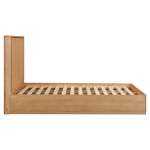 Premium Wooden Platform <b>Bed</b> <b>Frame</b> With Headboard Modern Bedroom Furniture OEM ODM Customized Design Available - Product Image 2