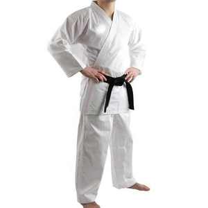 Uniforme de Karate Unisex para Adultos, 100% Algodón, Blanco, Resistente, Corte Regular, Kit de Ropa para Artes Marciales - Product Image 2