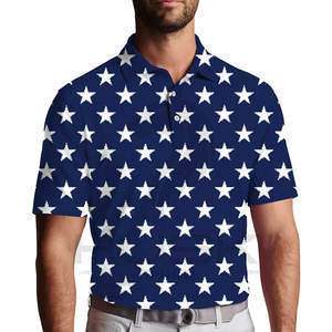 Meilleur Prix – Polo de Golf d'Été pour Homme en Polyester Respirant, Motif Tricoté 3D, Col Confortable - Product Image 5