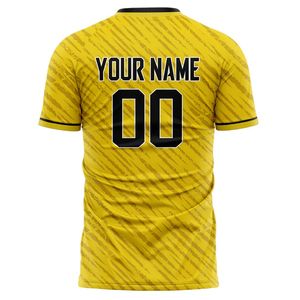Camiseta de Fútbol de Manga Corta para Hombre, Transpirable, de Secado Rápido, con Logotipo, Nombre e Impresión Personalizada - Product Image 4