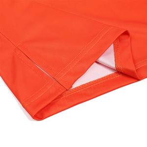Jersey de Fútbol Americano Personalizable Naranja, Kit Completo con Impresión de Nombre y Número, Transpirable, Proveedor OEM Pakistán, Manga Corta - Product Image 5