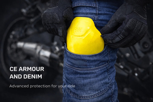 Pantalones de Motocicleta para Hombre, Vaqueros de Mezclilla, Pantalones de Protección Blindados, Vaqueros de Motociclista con Forro de Aramida, Pantalones de Moto - Product Image 5