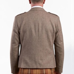 Chaqueta Kilt Argyle Personalizada al por Mayor con Chaleco de 5 Botones, Traje de Boda Escocés, Chaqueta para Hombre - Product Image 2