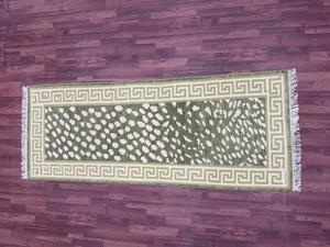 Hermosa alfombra Oushak de lana anudada a mano, color azul claro y beige, nueva, personalizable, hecha a mano para sala de estar, oficina, hogar, hotel - Product Image 5