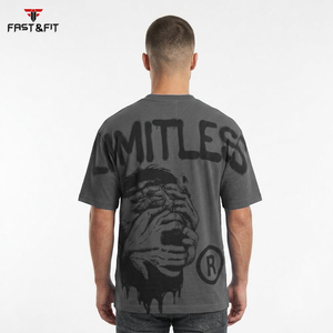 Nueva Colección 2025, Camisetas Personalizadas de Streetwear con Serigrafía, Oversize, 100% Algodón, 180g, Manga Corta para Hombre - Product Image 5