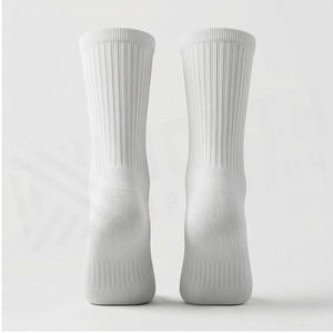 Chaussettes blanches North Approach respirantes, couleur unie, tricotées pour adultes, usage quotidien décontracté - Product Image 2