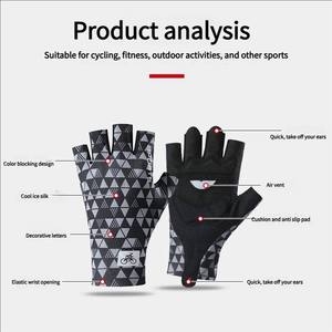 Guantes de Ciclismo de Verano con Dedos Completos, Diseño Transpirable Antideslizante para Deportes al Aire Libre y Ciclismo - Product Image 4