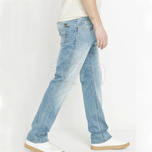 Latest Design OEM Service Men's Pants Comfortable Breathable Premium Quality Washed Jeans Pants For Men - Product Image 3
