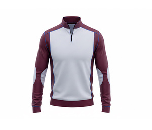 Long Sleeve Quarter Zip <b>Jacket</b> – Athletic Fitness Outerwear for <b>Men</b> Women Youth Sportswear Quick Dry Team <b>Pullover</b> - Product Image 5