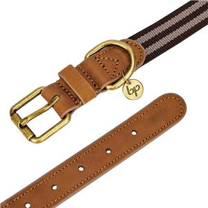 Collier pour chien personnalisé de luxe en cuir véritable, séchage rapide, étiquette privée, taille sur mesure, respirant et confortable - Product Image 4