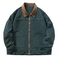 RNSHANGER Nueva Chaqueta Acolchada Informal para Hombre, Talla Grande 5XL, Cálida para Invierno, Ecológica, de Tela No Tejida, con Cierre - Product Image 4