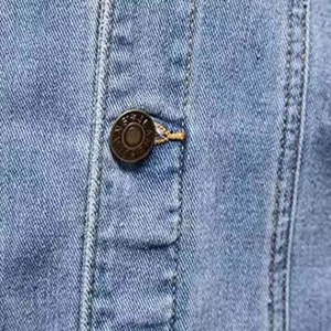 Nueva Chaqueta Vaquera Slim para Hombre, Otoño-Invierno, Talla Grande, Estilo Casual y Moderno - Product Image 4