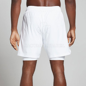 Shorts Awrah pour hommes de qualité supérieure fabriqués au Pakistan, coupe classique, avec taille élastique et poches latérales, pour activités sportives - Product Image 3