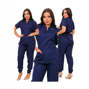 Professional Nurse Uniform Medical <b>Scrub</b> <b>Set</b> for Women Healthcare Workers Hospital Nursing Workwear Custom Design OEM Manufactur - Product Image 4