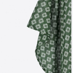 Vestido Kaftán Mini de Playa Bohemio Tejido de Algodón Estampado Ecológico con Cuello en V, Borlas y Diseño Asimétrico Transpirable - Fabricante - Product Image 3