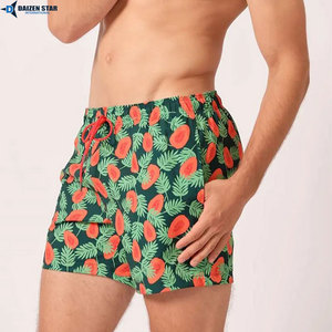 Fashion Men High-quality Breathable Eco-Friendly Lightweight Swimming Shorts Elastic Waist Drawstring Closure Quick Dry 100% - Product Image 4