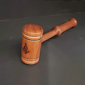 High Quality Custom Walnut <b>Masonic</b> Gavel Set Polished Finish Handcrafted Head Design Custom Logo Souvenir <b>Gift</b> Best Sale Hot - Product Image 6