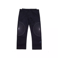 Kimono de Jiu-Jitsu Brésilien Bleu Marine Durable en Tissu Perlé 450 GSM Séchage Rapide Léger pour Compétition et Entraînement Professionnel