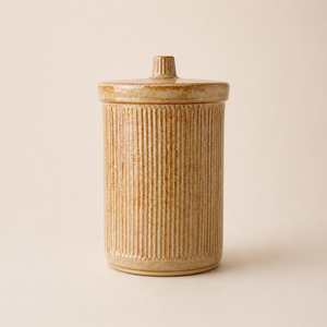 Ensemble de pots en céramique de qualité supérieure avec couvercle en bois, finition mouchetée, bocaux de rangement hermétiques, collection d'organisateurs de comptoir de cuisine modernes - Product Image 5