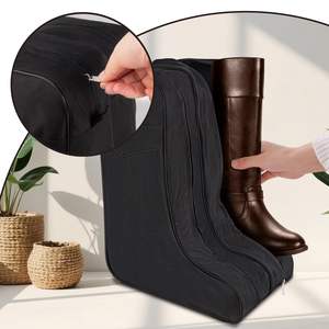 Sac de transport en toile imperméable et anti-poussière pour bottes, robuste, avec fermeture éclair, pour hommes et femmes, idéal pour bottes de cowboy - Product Image 4