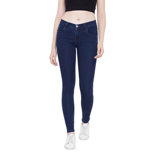 Pantalones Vaqueros para Mujer al por Mayor, Talla Adulto, Pantalones Vaqueros de Marca Privada Más Vendidos, Pantalones Vaqueros Transpirables de Buena Calidad - Product Image 1