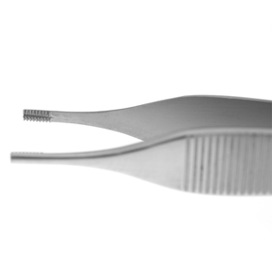 Adson-Brown Tissue Forceps 4-3/4 Inch <b>9</b>×<b>9</b> Teeth Side Grasping Stainless Steel Surgical Tissue Forceps Medical Instrument - Product Image 3