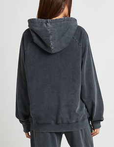 Conjunto de Sudadera con Capucha y Pantalones de Chándal de Felpa Francesa de Alto Gramaje para Mujer, Estilo Urbano, Liso, con Bordado Personalizado OEM - Product Image 3