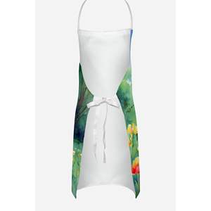 Massachusetts Mayflowers Watercolor Unisex Large Multicolor <b>Apron</b> for Cooking Baking Crafts <b>Gardening</b>-Adult Women and Men - Product Image 4