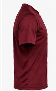 Index Apparel <b>Men's</b> Maroon <b>Short</b> <b>Sleeve</b> T-Shirt Regular Fit O-Neck Printed Casual Quick Dry Knitted Polyester - Product Image 2