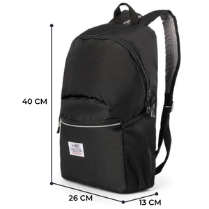 The Rag No.1 for Nylon Anti-Theft Waterproof <b>Backpack</b> 15 Inches Unisex Softback Multiple Pockets Zipper Closure Day <b>Backpack</b> - Product Image 2