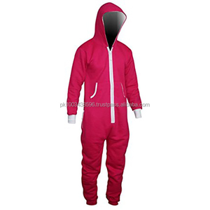 Combinaison unisexe de luxe décontractée en polaire pour homme, pyjama sans pieds à capuche, grande taille, combinaison adulte, chaude et respirante pour l'hiver - Product Image 3