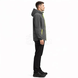 Premium Wholesale <b>Cycling</b> Apparel Mountain Bike <b>Jacket</b> for <b>Men</b> Breathable Cotton Filled Lightweight Fabric Full Zip Front - Product Image 3