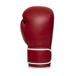 Gants de boxe d'entraînement rouges en cuir synthétique PU de haute qualité, mitaines de sparring avec support de poignet à boucle pour le frappeur de sacs de frappe lourds - Product Image 3