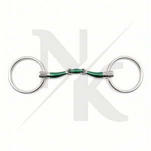 Bridon articulé en acier inoxydable à anneaux lâches pour l'équitation, équipement équestre pour l'entraînement des chevaux, produits sportifs - Product Image 2