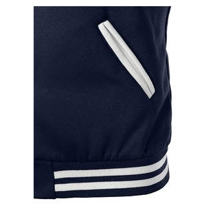 Chaqueta de béisbol estilo universitario para hombre, mezcla de algodón, chaqueta clásica estilo Letterman, chaqueta retro atlética con botones, estilo universitario, informal - Product Image 2