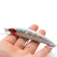 Leurre dur coulant pour pêche en eau salée à longue portée avec yeux 3D, tailles 10,2 cm/30 g, appât pour brochet et lucioperche, pour la pêche en haute mer et en rivière